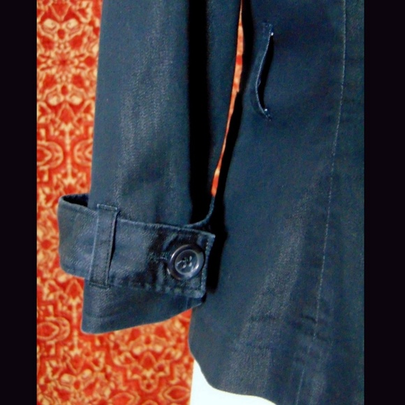 WILLIE SMITH dark blue cotton blend jacket 8✨ - Picture 7 of 7